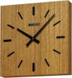 画像1: 設備時計 シチズン 子時計 交流式 木目調角型 壁掛 「受注生産品」 (1)