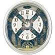 画像2: SEIKO セイコークロック正規販売店 電波掛け時計 パフォーマンス時計 からくり時計 メロディ６曲入 一方向回転飾りつき RE561H RE561H 送料無料  (2)