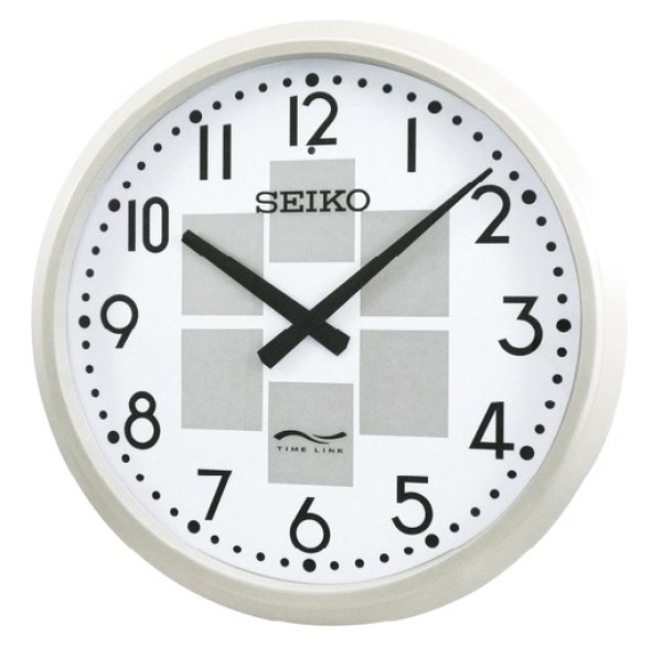 画像1: 設備時計 セイコー seiko タイムリンククロック ソーラー式 子時計 無線時計 送料無料 (1)