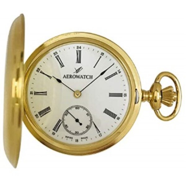 画像1: ＡＥＲＯ アエロ 懐中時計 提げ時計 ポケットウオッチ メカニカル 機械式 手巻 (1)