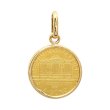 画像1: ペンダント コイン ウィーンハーモニー 金貨 K24 純金金貨 オーストラリアコイン K18フセ込み枠 枠はK18 K18 CWHフセ-1/25oz 送料無料 (1)