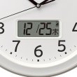 画像2: 掛時計 オフイス時計 カレンダー付時計リズム 8FYA02SR06 電波掛け時計 フィットウェーブリブA02 送料無料 (2)