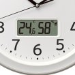 画像3: 掛時計 オフイス時計 カレンダー付時計リズム 8FYA02SR06 電波掛け時計 フィットウェーブリブA02 送料無料 (3)