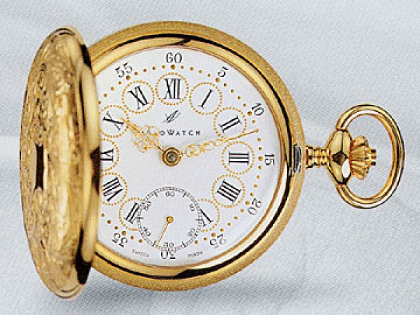 画像1: ＡＥＲＯ アエロ 懐中時計 ポケットウオッチ メカニカル 機械式.手巻 提げ時計 (1)