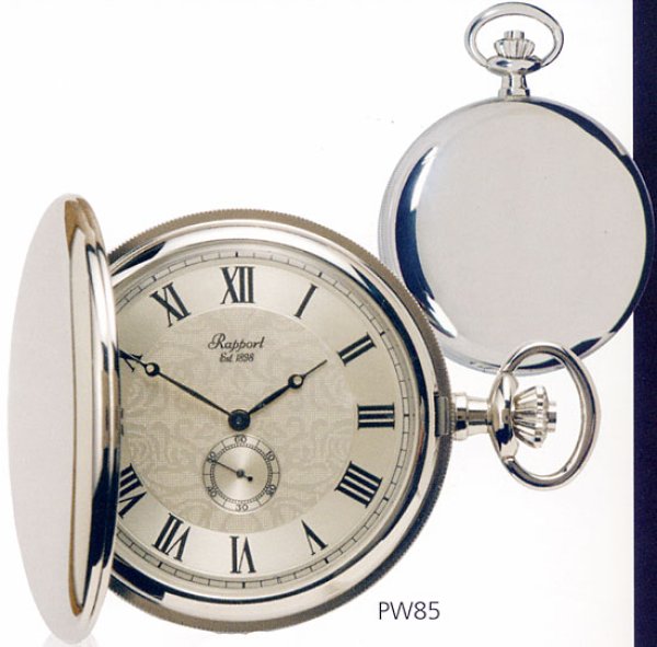 画像1: ラポート.懐中時計.提げ時計.ポケットウオッチ（クオーツ / イギリス）送料無料 (1)
