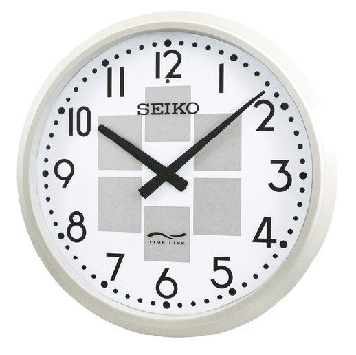 設備時計 セイコー seiko タイムリンククロック ソーラー式 子時計 無線時計 ３５０mm 送料無料