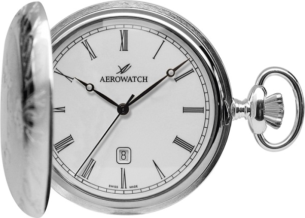 AERO アエロ 懐中時計 提げ時計 ポケットウオッチ クオーツ時計  送料無料