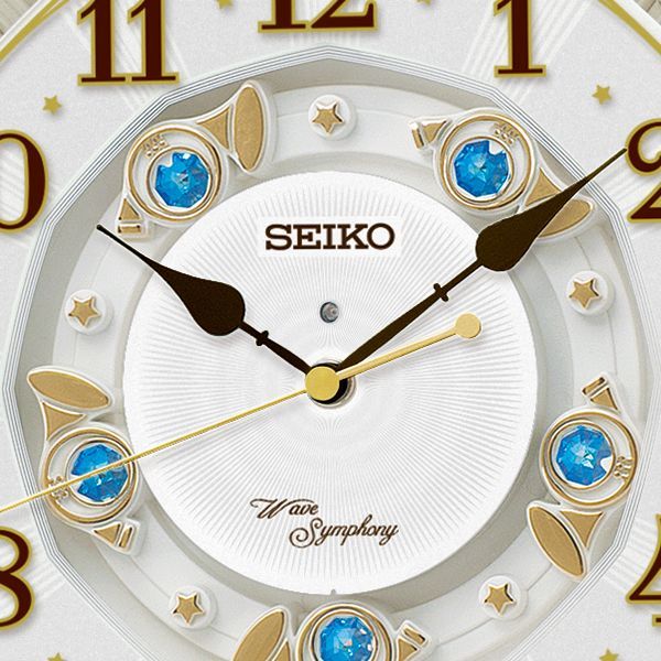 セイコー　SEIKO 電波　メロディ時計　からくり　オルゴール　振子　クリスタル