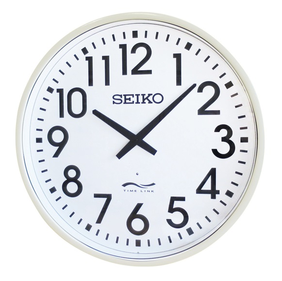 セイコー 設備時計 タイムリンククロック リチウム電池式 無線時計 子時計 大型 ５５０mm 送料無料